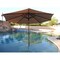 Hiland Solar Market Umbrella with LED Lights in Tan MK-UMB-T - alternate 6
